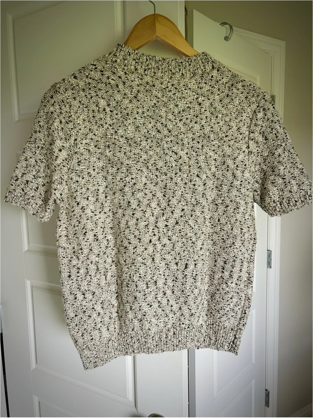 LOFT Short Sleeve Multi Knit Preppy Sweater Size M